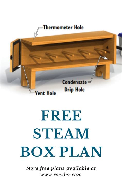 steamer box for wood made out of sheet metal|build your own steam box.